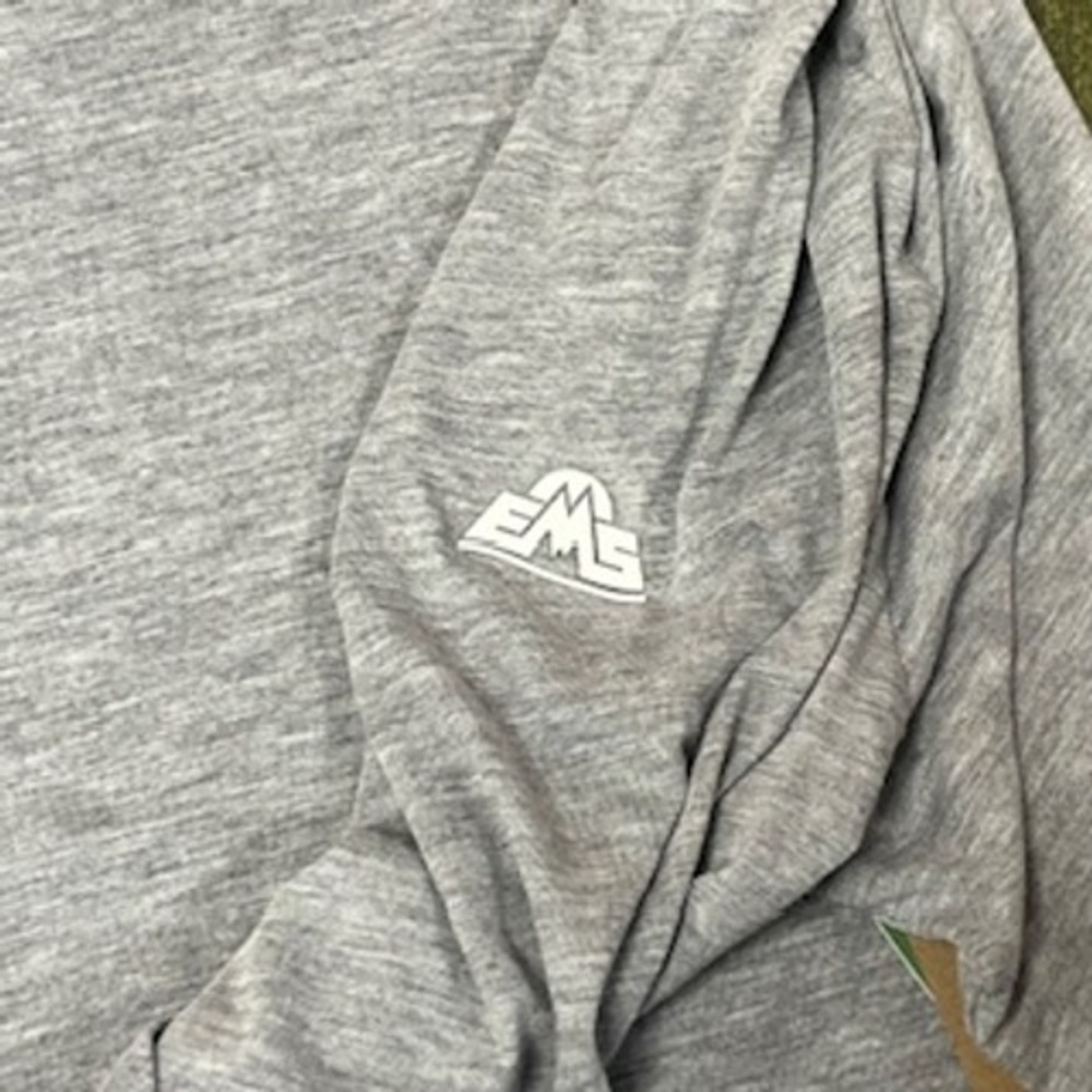 EMS Eastern Mountain Sports Techwick V-Neck Long Sleeve Shirt Gray XL Women's - Picture 7 of 10
